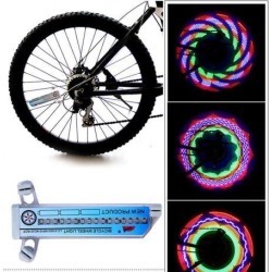 Bike 32 Colorful Patterns 32 LED Lights Bicycle Bike Cycling Wheel Spoke Light
