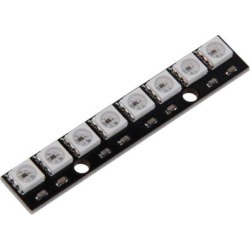 Professional WS2812 5050 RGB LED Panel 8-Bit LED Development Board Built-In Full Color-Driven Development Board
