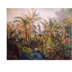 Posterazzi BALBAL385520LARGE Garden in Bordighera Impression of Morning 1884 Poster Print by Claude Monet - 36 x 24 in. - Large