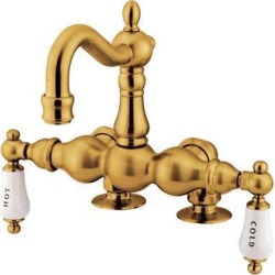 Kingston Brass CC1095T2 Deck Mount Clawfoot Tub Filler
