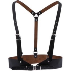 Women Waist Belts Punk Harajuku Faux Leather Straps Adjustable Body Harness