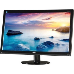 AOC E2425SWD 23.6' Full HD 1920x1080 monitor, 5ms response time, 20M:1 dynamic contrast ratio, DVI-D/VGA, VESA compatible, EPEAT Silver, EnergyStar