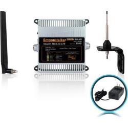 Smoothtalker Stealth Z6 65dB 4G LTE High Power 6 Band Cellular Signal Booster Kit