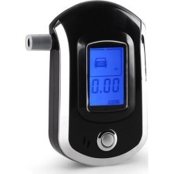 AT6000 Digital Breath Alcohol Tester Alcohol Meter Breathalyzer LCD Display