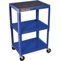 Luxor AVJ42-RB Adjustable Height Cart
