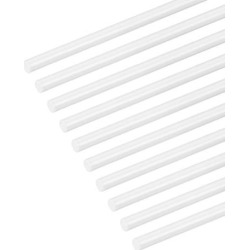 3/32×20 inch ABS Plastic Round Bar Rod for Architectural Model Making DIY 10pcs