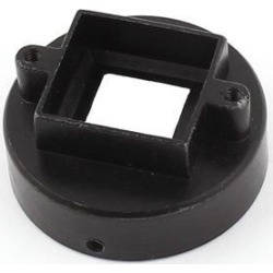 Black Metal CS-22 CS Mount CCTV Camera Lens Fixed Holder M25
