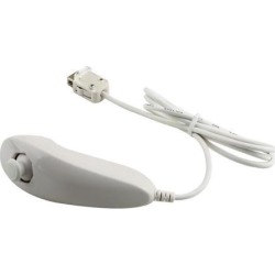 Portable Nunchucks Controller Remote Gamepad Joystick Video Game Gaming Controller For Nintendo Wii Game Console White