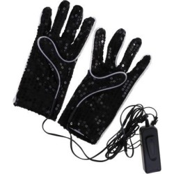 Led Flashing Gloves Blue Light up Rave Party Halloween Costumes