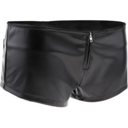 PU Leather Booty Shorts for Women S