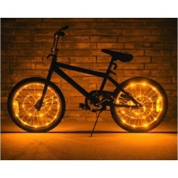 Brightz, Ltd. Gold Wheel Brightz LED Bicycle Light