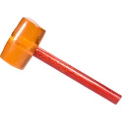 Rubber Mallet Hammer 25 Ounce 80mm Diameter with Wooden Handle Tool for Floor Installation