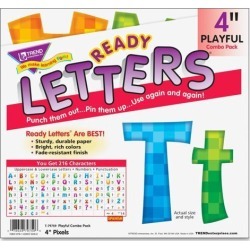 Trend 4' Playful Ready Letters Combo Pack