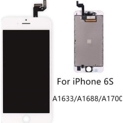 Screen Replacement for iPhone 6s (4.7 Inch) White - with LCD Touch Screen Glass Frame Assembly Display Digitizer for A1633, A1688, A1700 Model