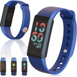 Indigi® Sporty Bluetooth Fitness Tracker SmartWatch - Heart Rate Monitor / Pedometer / Sleep Monitor / Sedentary Reminder