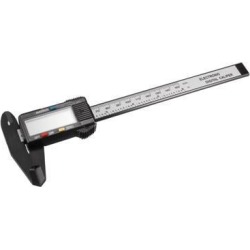 Digital Caliper 6 Inch 150mm X 0.1mm Carbon Fiber Measuring Tool for Precision Outside Inside Depth
