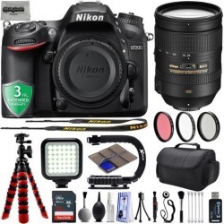 Nikon D7200 24.2MP 1080P DSLR Camera w/ Wi-Fi & GPS Ready + Built in Flash - 6 fps + Nikon AF-S 28-300mm f/3.5-5.6G ED VR Lens + 25PC Starter Kit +.