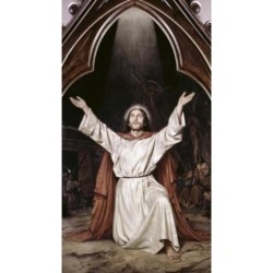 Posterazzi SAL900100432 Christ on the Mount of Olives Anker Lund 1840-1922 Danish Poster Print - 18 x 24 in.