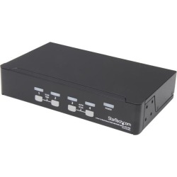 StarTech.com SV431DUSBU 4 Port 1U Rack Mount USB KVM Switch with OSD