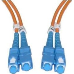 Cable Wholesale SC / SC Multimode Duplex Fiber Optic Cable 62.5/125 - 2 Meter (6.6ft)