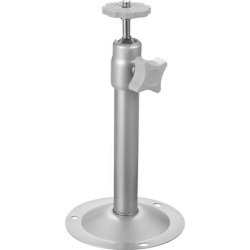 CCTV Camera Mount - Adjustable Indoor/Outdoor Camera Mounting Brackets 170mm Height Silver Tone