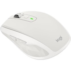 Logitech MX Anywhere 2S Wireless Mobile Mouse with Cross-Computer Control for Mac and Windows (Light Grey)