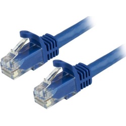 StarTech N6PATCH2BL StarTech.com Cat6 Patch Cable - 2 ft. - Blue Ethernet Cable - Snagless RJ45 Cable - Ethernet Cord - Cat 6 Cable - 2 ft.