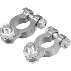 Car Battery Terminal Clamps Positive Negative Set Lead for Ship Boat Truck Car Vehicle 1 Pair