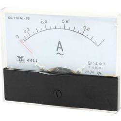 Unique Bargains Analog Panel Ammeter AC 0 - 1A Measuring Range 1.5 Accuracy 44L1