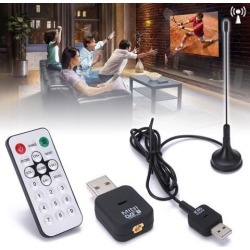 Mini Portable Digital TV Stick Card USB DVB-T Tuner Receiver for Laptop PC