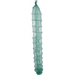Unique Bargains 9 x 7 Nylon Metal 13 Sections Portable Fishing Landing Net Fish Angler Mesh Keepnet Crawfish Green