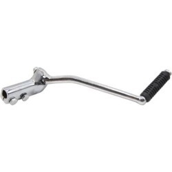 15mm Shaft Dia Metal Motorcycle Engine Kick Start Starter Lever Silver Tone