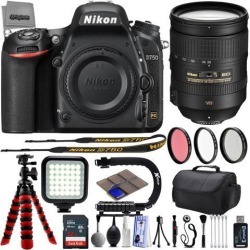 Nikon D750 24.3MP 1080P DSLR Camera w/ 3.2' LCD - Wi-Fi & GPS Ready + Nikon AF-S 28-300mm f/3.5-5.6G ED VR Lens - 32GB - 25PC Kit