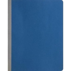 Business Source Side Fastener 2-piece Report Cover - Letter - 8 1/2' x 11' Sheet Size - Dark Blue - Recycled - 10 / Pack