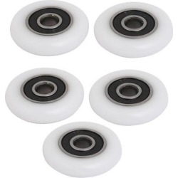 28mmx6mmx6mm Ball Bearing Wheel Sliding Door Pulley Roller 5pcs