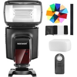 Neewer TT560 Flash Speedlite Kit for Canon Nikon Panasonic with 12 Color Filters