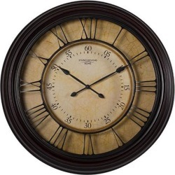Offex Home 29' Traditional Chateau Wall Clock - Dark Brown
