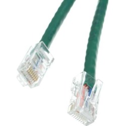 Offex Cat5e Ethernet Patch Cable, Bootless, 1 foot - Green