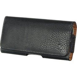 HORIZONTAL BLACK Leather Pouch Holder Belt Clip Holster Case For iPhone 8 Plus