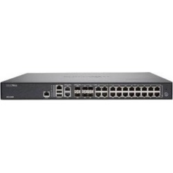 SonicWall NSA 5650 Network Security/Firewall Appliance - 22 Port - 1000Base-T, 10GBase-X, 10GBase-T Gigabit Ethernet - DES, 3DES, AES (128-bit).