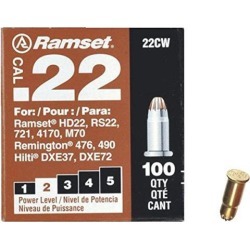 Desa, 029280T, 100 Pack, .22 Single Caliber, Power level 2 Brown Load Neck Down