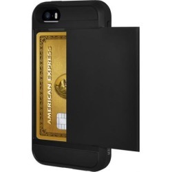 AMZER FULL BODY HYBRID CREDIT CARD CASE WITH HOLSTER FOR IPHONE 5 5S