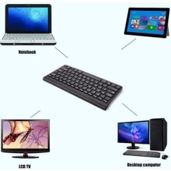 Universal Mini Portable 2.4G Wireless Keyboard Ultra Thin Energy Saving Battery Powered for Tablet PC Computer Accessory