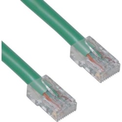 Cable Wholesale Cat 5E Green Ethernet Patch Cable, Bootless, 14 Foot