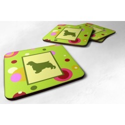 Carolines Treasures CK1064FC Welsh Springer Spaniel Foam Coasters - Set 4