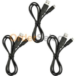 3 NEW Micro USB Charger Cable for Android Phone Motorola G4 Play Plus Lumia 650
