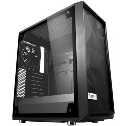 Fractal Design Meshify C Black ATX High-Airflow Compact Light Tint Tempered Glass Mid Tower Computer Case