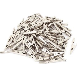 80Pcs 5A Non-Insulated Alligator Clip Car Battery Test Clamp