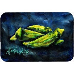 Okra Bleu Glass Cutting Board Large MW1229LCB