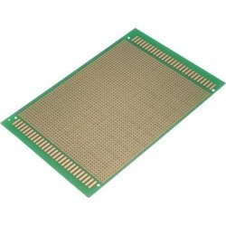 Single Copper Sided Prototype Solderable Paper Universal Fiber Board 18mmx12cm